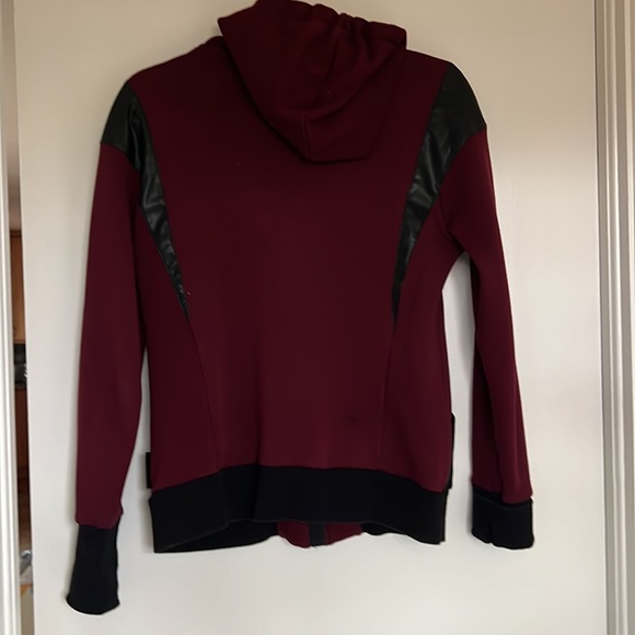 Michi Hoodie burgundy sz Small - Picture 5 of 9